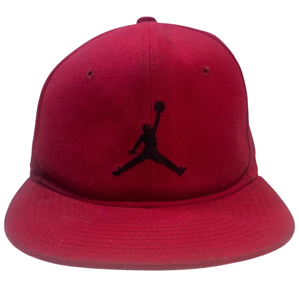 Jordan Snapback Hat Jumpman Logo Red Youth Kids One Size